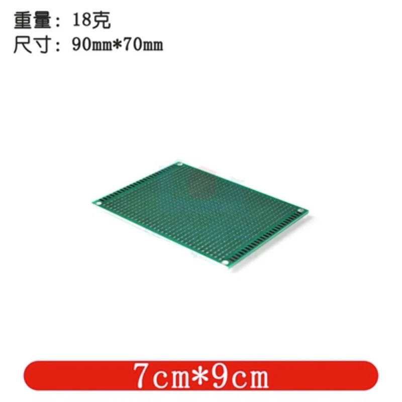 1 PIEZA NUEVO Doble Cara Estañado Grueso 1.6 Placa de Prueba PCB 2.54 Paso 7cm*9cm Foto 1 de 1