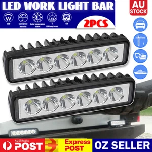 2Pcs 12V LED Work Light Bar Flood Spot Lights Driving Lamp Offroad Car Truck SUV - Picture 1 of 12