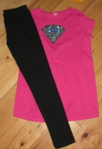 Gymboree Cosmic Club SHINE ON flip sequin diamond top & leggings NWT 14 girls' - Picture 1 of 5