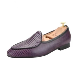 Herren Neu Mode Runde Spitze Strukturiert Slipper Halbschuhe Business Freizeit Elegant Schuhe - Bild 1 von 9