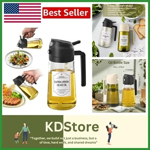 Oil Sprayer for Cooking, Kitchen Maiden 2 in 1 Spray and Pour Olive Oil Dispense - Picture 1 of 9