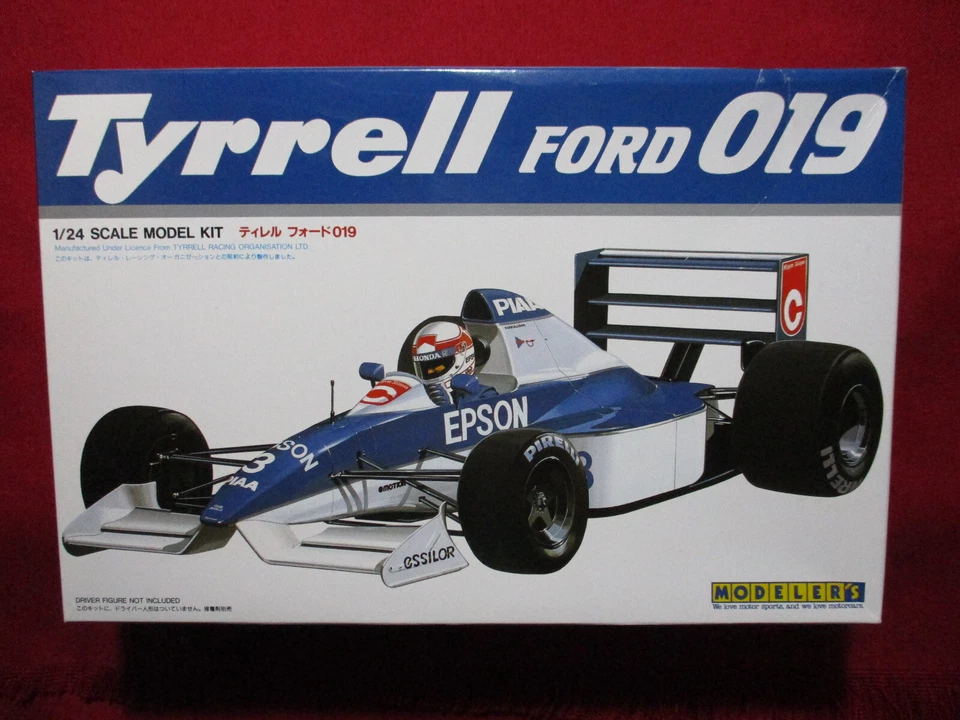 Tyrrell Ford 019 Formula 1 F1 Modeler's 1/24 Scale Model Kit Car Alesi Nakajima - Image 1 of 4