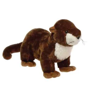 River Otter Standing 18 pulgadas de largo grande por Fiesta Super Soft nuevo con etiqueta - Imagen 1 de 2