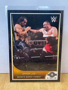 2016 Topps WWE Road to Wrestlemania #108 Samoa Joe - Picture 1 of 2