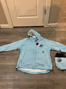 Sierra Designs Hurricane Jacket Parka Hooded Full Zip Light Blue Womens XS - Picture 1 of 8