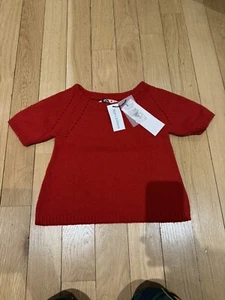 Marni Short Sleeve Cashmere Sweater Size 6 - Picture 1 of 4