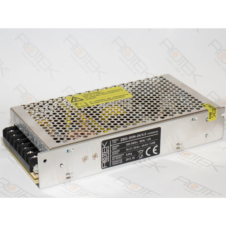 Einbaunetzteil LED Netzadapter Netzteil Trafo 110/230V auf 24V DC 4.5A 100W - Bild 1 von 1