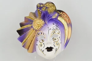 La Maschera Del Galeone Venetian Hand Painted Mask Made in Venezia Italy Venice - Picture 1 of 8