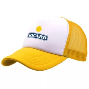 Casquette Ricard jaune chapeau apéritif protection couvre chef soleil plage - Imagen 1 de 9