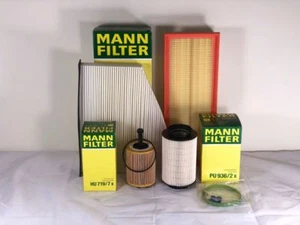 Set 4 Filter Service Mann + Micronair VW Golf 5 V 1.9 Luft Öl Diesel Klima - Bild 1 von 1