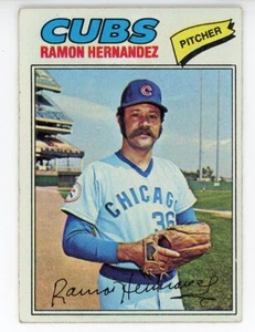 1977 Topps ##468 Ramon Hernandez Chicago Cubs ⚾ EX-NM - Picture 1 of 2