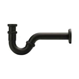 ASW Bidet-Siphon Waschbecken Ablaufgarnitur Bad schwarz matt Abfluss 102801 - Bild 1 von 1