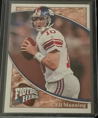 2009 UPPER DECK FOOTBALL HEROES ELI MANNING #ED 15/35 # 42 - Image 1 of 3