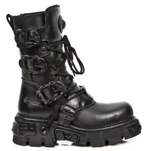 New Rock NR M.391 S18 Black - Boots, Metallic, Oxido milita, Unisex