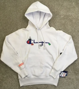 Champion X Monopoly Reverse Weave Sweater Men's Small White Heavyweight Hoodie - Picture 1 of 16