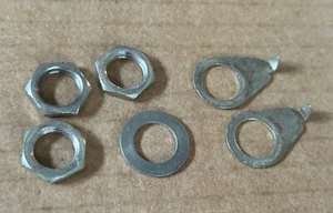 Gibson Vintage 1959 Les Paul Volume Tone Pointers Nuts ES-125 330 1958 1960 1961 - Picture 1 of 5
