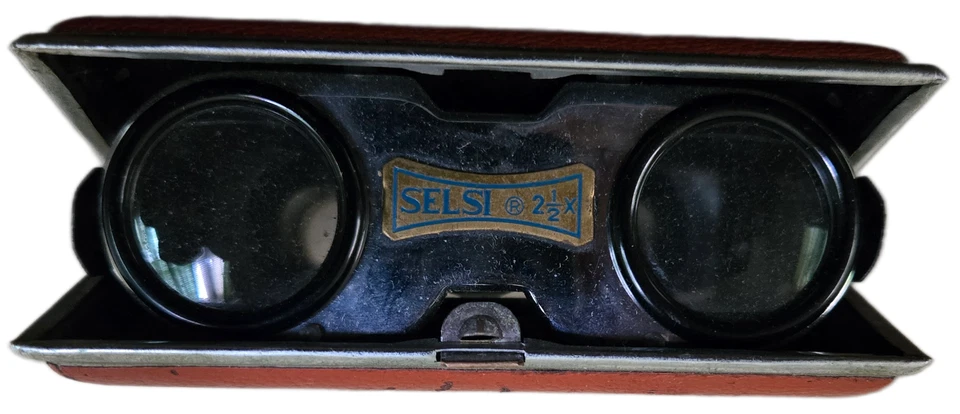 Binoculars Coated Lens SELSI Vintage Collectors 2.5 Magnification Oprea Theater - Image 1 of 4