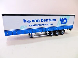 CORGI "CURTAINSIDE 3 AXIS TRAILER ONLY - H J VAN BENTUM BV" 1:50. CC12910 - Bild 1 von 6