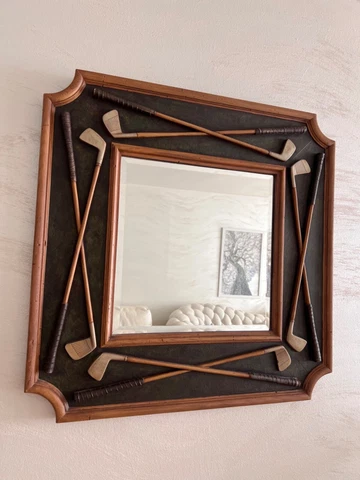 Willow Creek Vintage Collection Framed Golf Mirror 36x36 Cover