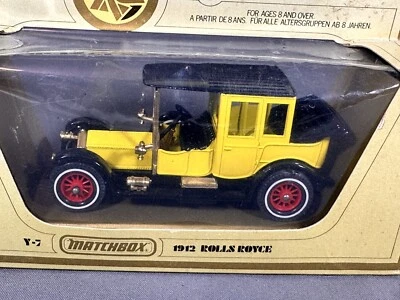 1912 Rolls Royce Vintage 1978 Matchbox "Models Of Yesteryear" 1:48 Scale - Image 1 of 4