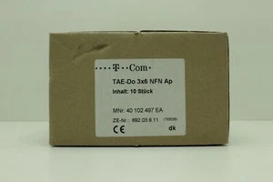 Telekom TAE-Do 3X6 NFN AP gniazdo telefoniczne natynkowe (VPE= 10 szt.) "Nowy&oryginalne opakowanie" - Zdjęcie 1 z 1