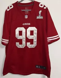 Distressed San Francisco 49ers Nike Football Jersey Aldon Smith Super Bowl 3XL - Picture 1 of 15