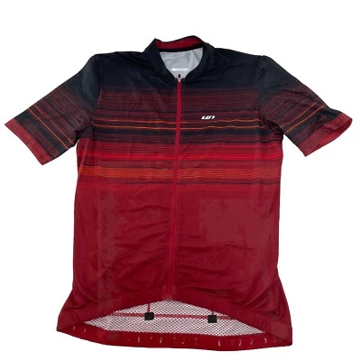 Camiseta deportiva para hombre Louis Garneau Art Factory roja grande ajuste estándar UPF/SPF 30 0842091 Foto 1 de 3