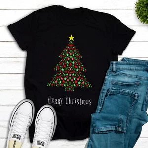 Merry Christmas Shirt for Women, Men & Children. Gift XMas T-Shirt - Picture 1 of 3