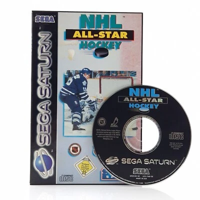 Sega Saturn Spiel : NHL All-Star Hockey - CD Ohne Anleitung OVP / Icehockey PAL - Bild 1 von 3