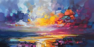 Scott Naismith - Relativity - 50 x 100cm Canvas Print Wall Art WDC93262 - Picture 1 of 1