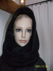 Loop Halssocke Kapuzen-Schal Damen-Accessoires Schal Kapuze Fleece Neu - Bild 1 von 4