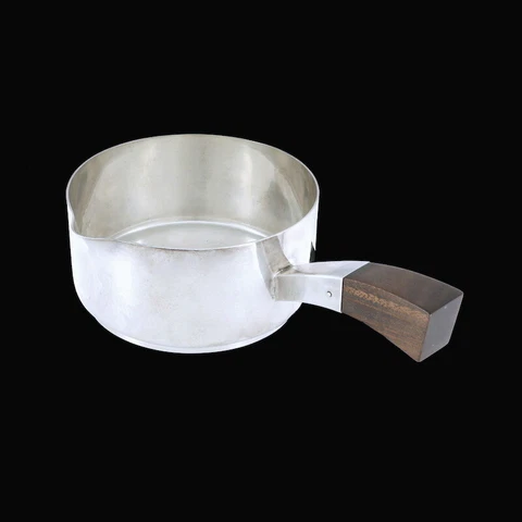 Karl Gustav Hansen. Art deco Sauce Boat with Guaiacum Handle #64 - Anno 1946 Cover