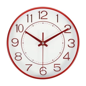 8 Inch Wall Clock, Battery Operated Silent Non-Ticking Round Modern Wall Cloc... - Picture 1 of 6