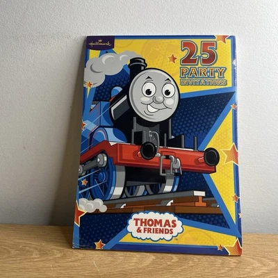 Thomas & Friends Birthday Party Invitations Thomas Tank Engine Hallmark x25 - Image 1 of 3