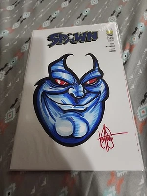 SPAWN #329 CGC 9.8! KEN HAESER REMARK COVER/SIG! - Image 1 of 2