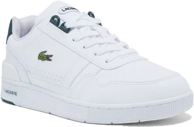 Zapatos sintéticos Lacoste Niños TClip | Blanco/Verde Oscuro | Auténticos Nuevos Foto 1 de 4