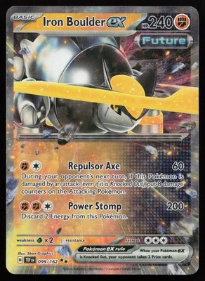 Iron Boulder ex 099/162 SV05: Temporal Forces Pokémon Card - Image 1 of 2