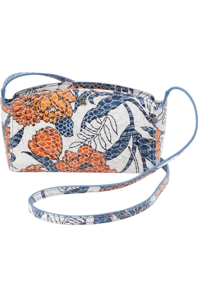 Bolso Bandolera Mujer HOBO Jesse Cuero Flor Naranja Foto 1 de 1