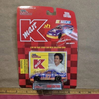 Nuevo de Lote Antiguo Campeones de Carreras John Andretti #37 Ford Thunderbird Art Little Caesars Foto 1 de 4