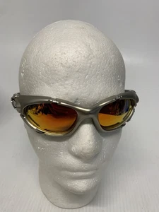 Oakley Vintage 90s Plate Sunglasses Silver Frame FREE SHIPPING - Picture 1 of 10