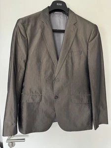 LUXUS HUGO BOSS Herren Anzug 2-tlg. Gr. 48 Baumwolle Seide glanz NP 599€ - Bild 1 von 18
