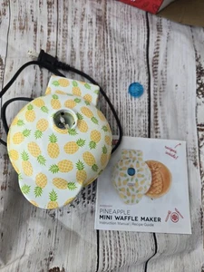 Dash Pineapple Mini Waffle Maker – Cute Nonstick Kitchen Appliance – Open Box - Picture 1 of 3