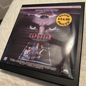 Cape Fear LASERDISC ~ Robert De Niro, Jessica Lange ~ NEW SEALED - Foto 1 di 10