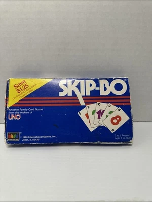 Mattel Skip-bo Card Game - Vintage 1986 - Image 1 of 3