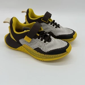 Adidas x LEGO Kids Sneaker Size 13K Yellow Brown White Hook & Loop Collab - Picture 1 of 8