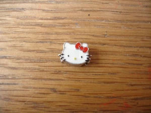 KAY JEWELERS CHARMED MEMORIES HELLO KITTY FACE CHARM SANRIO STERLING SILVER - Picture 1 of 1