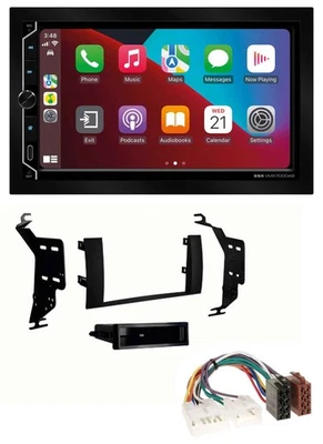 ESX 2DIN DAB USB MP3 Bluetooth Autoradio für Toyota Prius 2004-2009 schwarz - Bild 1 von 4