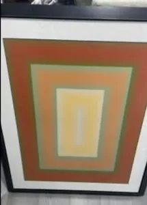 Richard Anuszkiewicz, Inward Eye #8, OP Art di Anuszkiewicz, 1970 incorniciato - Foto 1 di 1