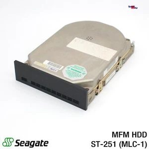 SEAGATE ST-251 MLC-1 VINTAGE MFM FESTPLATTE HDD RODIME 42MB DEFEKT 40MB - Bild 1 von 5