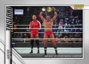 2022 PANINI WWE SMACK DOWN #33 - GUNTHER - CAMPEÓN INTERCONTINENTAL - #1/120 - Imagen 1 de 2